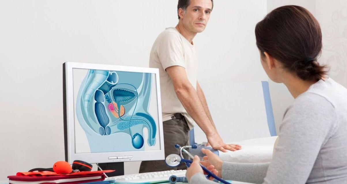 consultation avec un médecin pour prostatite